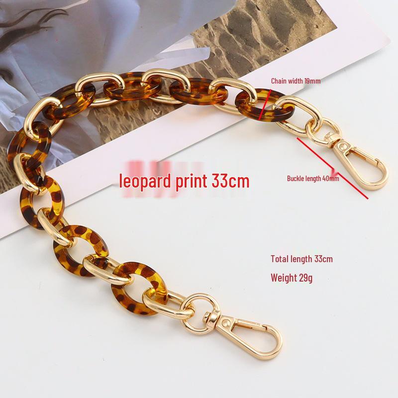 Acrylic Clip Aluminum Chain Crossbody Bag - Little Fragrance Style