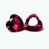 Heart Bloody Red Mogok 6 MM Pair 2.00 Ct Natural Ruby CERTIFIED Loose Gemstone MQ-8474 00