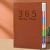 Portable Pocket Schedule Book Hardcover Agenda Book Time Efficiency Notepad  Weekend Combined