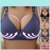 Push Up Womens Bra Full Coverage Gather Underwear Lace Wireless Bra Deepv