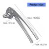 Ergonomic Handle Heat Resistant Tongs Clamp Aluminum Hot Plates Gripper Bowl Holder Clip Multipurpose Nut Cracker Tool