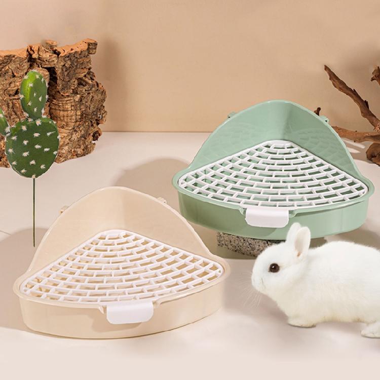 Small Rat Toilet Triangular Potty Trainer Corner Litter Box for Hamsters Critt
