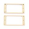 2Pcs Zinc Alloy Humbucker Pickup Mounting Ring Flat Hunmbucker Electric Guitar Pickup Frame Mounting Rings & Screws Kits