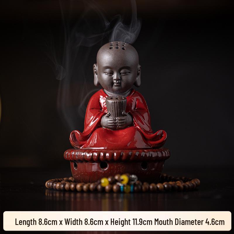 

Фигурка Татхагаты Керамическая Подставка для Благовоний - Инструмент для Внутренней Дзен Ароматерапии Сандаловым Деревом