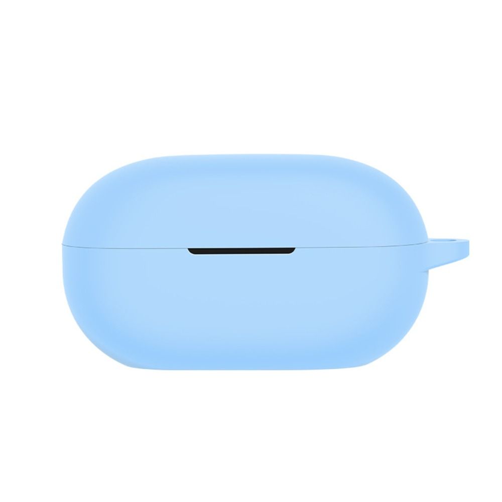 Capa de silicone para fones de ouvido Beats Solo Buds com gancho, protetor macio à prova de choque e anti-riscos, capa protetora de cor sólida