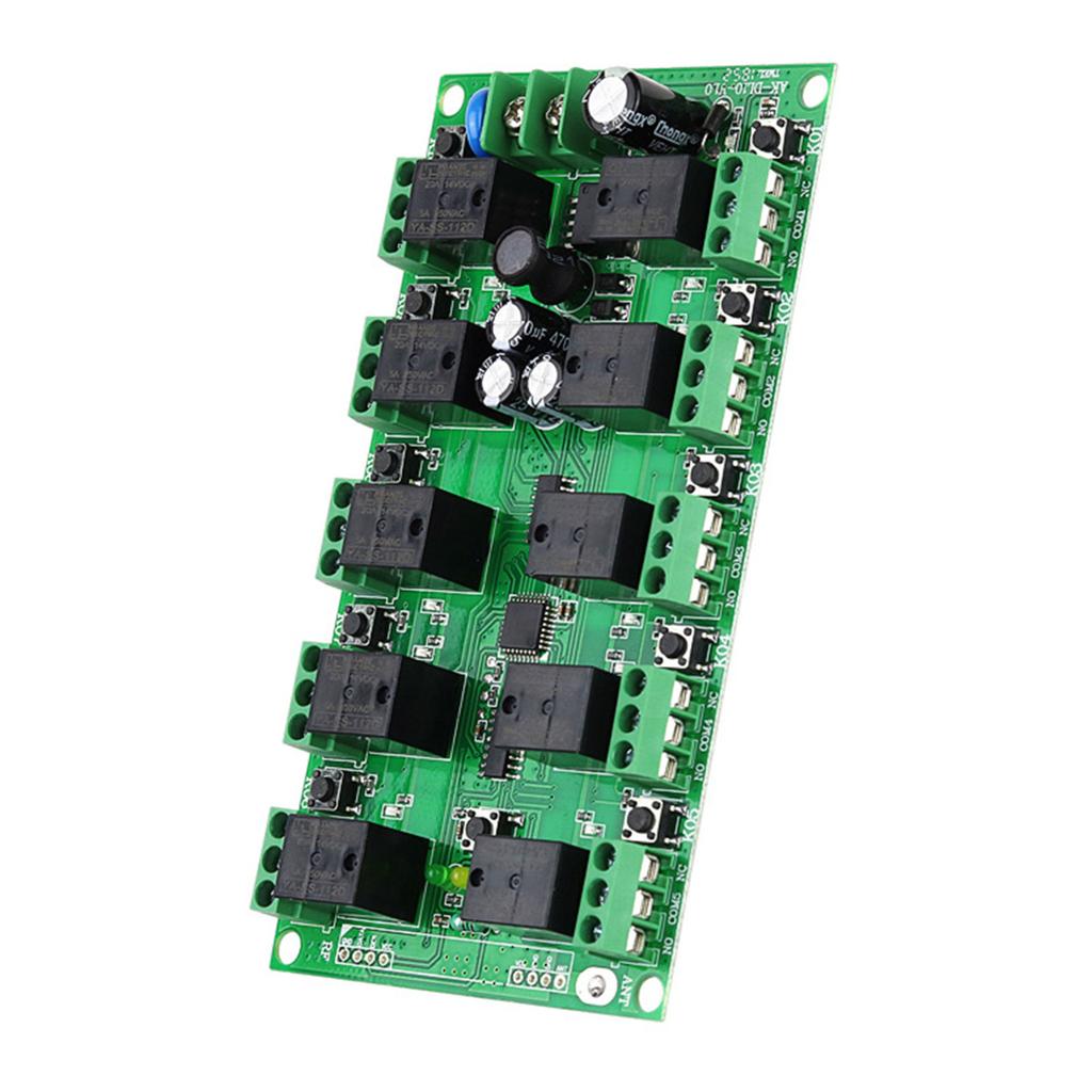 Multpurpose Remote Control Switches 10 Channel DC12V Learning Code Stable Signal Transmission for Projects Supplies