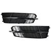 Front Bumper Lower Grille Grill 4G0807681AN 4G0807682AN Fit A6 C7 S-Line 2016-2018 Matt Black