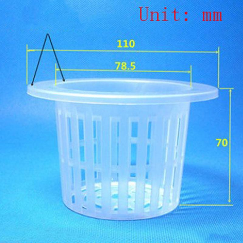 10Pcs Mesh Pot Net Cup Basket Hydroponic Aeroponic Plant Grow Garden Garden Tool