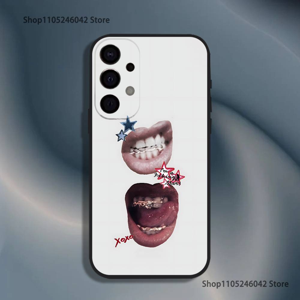 Singer R-Rihannas For Samsung S26,S25,S24,Ultra,S20,S30,Plus,S22,S23,Ultra,Plus,5G Soft TPU Cover Phone Case