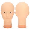 Hut Perücke Display Mannequin Kopf Modell Make-Up Training Praxis Glatze Mannequin Kopf (Rosa Basis)ohne Make-up
