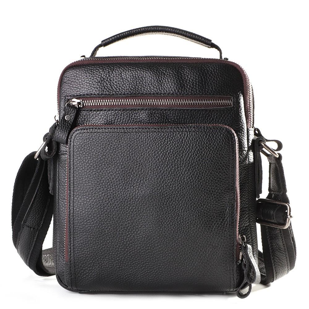 

Men s Vintage Leather Crossbody Backpack - Large Capacity & Multifunctional