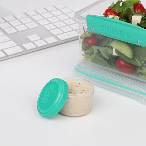 Sistema Dressing Pots To Go Containers - 4 x 35 ml by Sistema