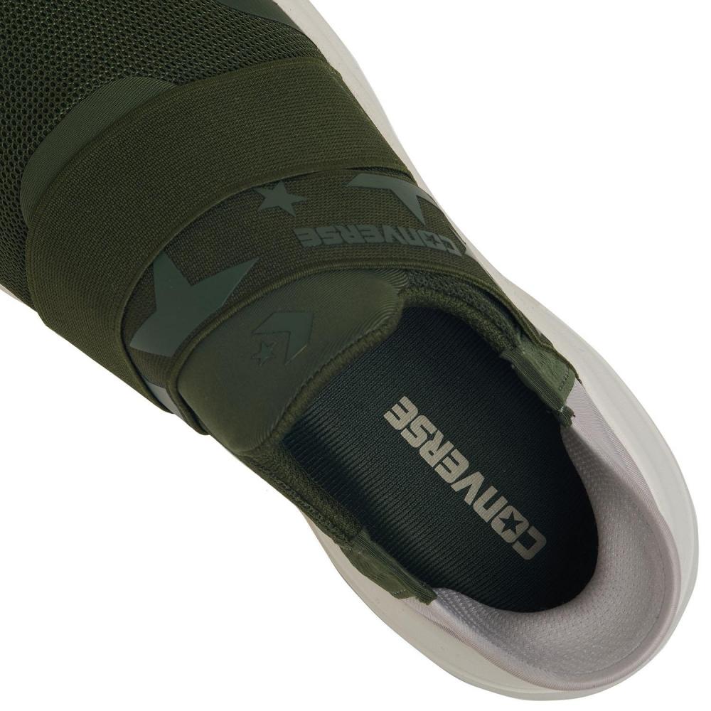 Converse Cave Star Slit Slide Olive Green 33600140