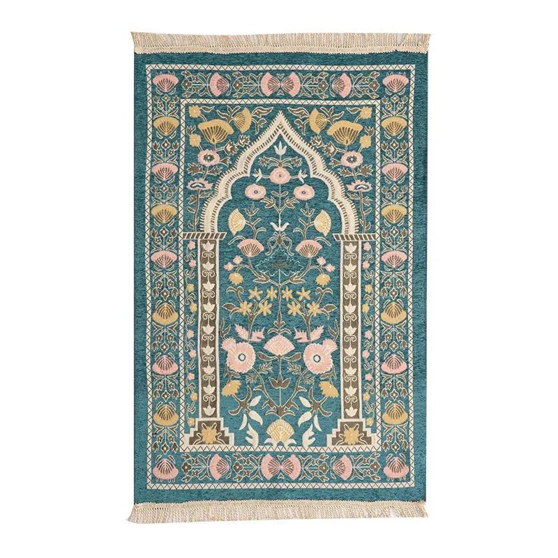 VIKAMA Portable Prayer Rug, Easy-Fold Islamic Prayer Mat, Suitable For Daily Prayers, Travel, Ramadan, And Hajj