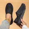 Neue Frühling- und Herbst-leichte und atmungsaktive Trend-Casual- und bequeme Paar-Modell-Netz-Halbschuhe zum Hineinschlüpfen für Damen