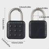 Anti-theft Smart Padlock Waterproof Electronic Door Lock Cabinet Fingerprint Lock  Outdoor
