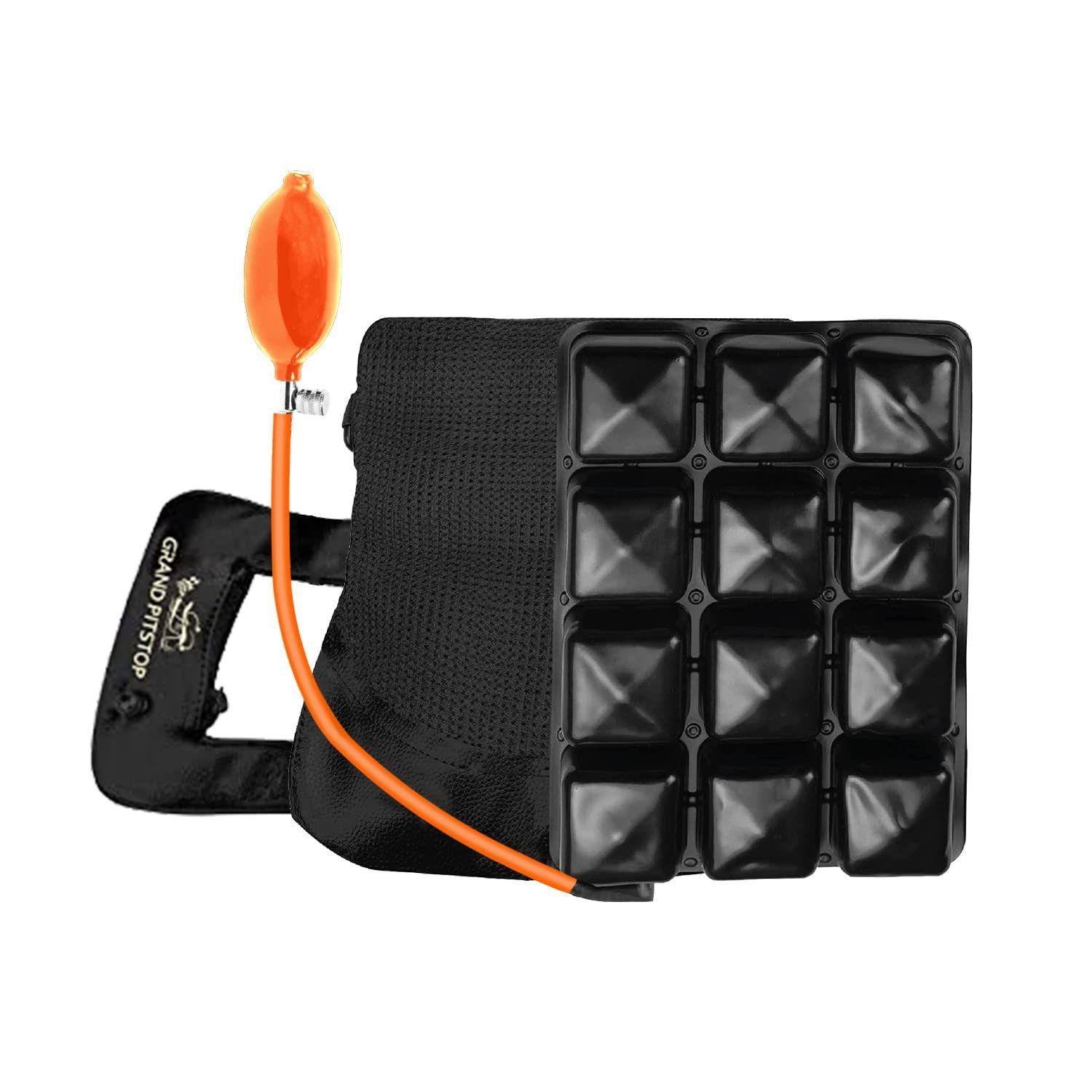 

Надувная подушка сиденья с насосом | Дышащая сетчатая наволочка и нескользящее дно | Идеально подходит для медицинского использования, офиса, дома, мотоцикла