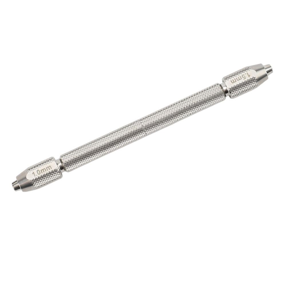 Steel Dual Head Chrome Steel Watch Winding Chuck Watch Store Daily Repair Work