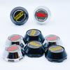 4PCS JDM Sport Rim Cap Clip 60mm 64mm 65mm 68mm 69mm VOLK RAYS Emblem Sticker Wheel Center Hub Caps Car Cover Cap Black & Silver