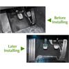 AT MT Auto-Fußpedal für SEAT Leon Mk2 1P 2005–2012 2006 2007 2008 2009 Gummi-Anti-Rutsch-Pedal Bremsabdeckung Edelstahl-Pedal