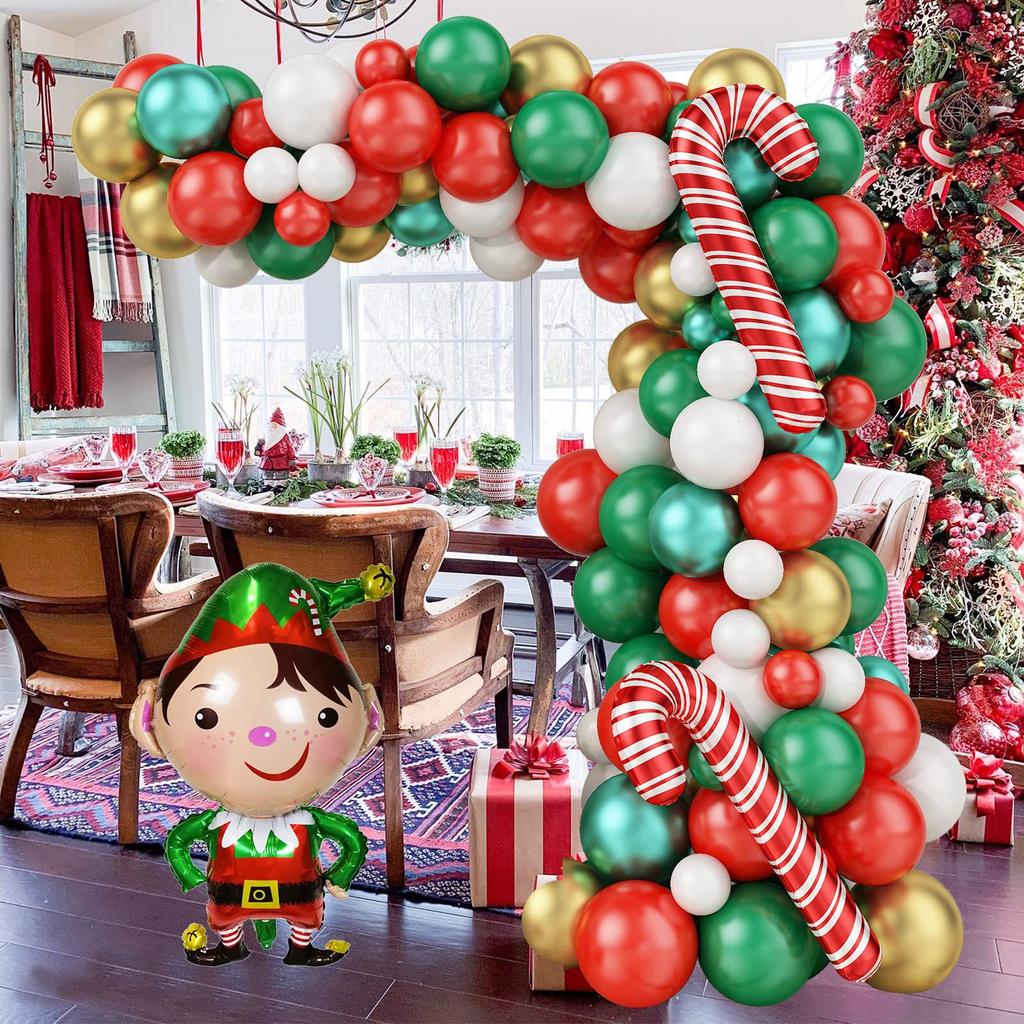 Christmas Foil Balloons Xmas Aluminum Balloons New Year Kids Gifts Toys Xmas Birthday Party Decorations