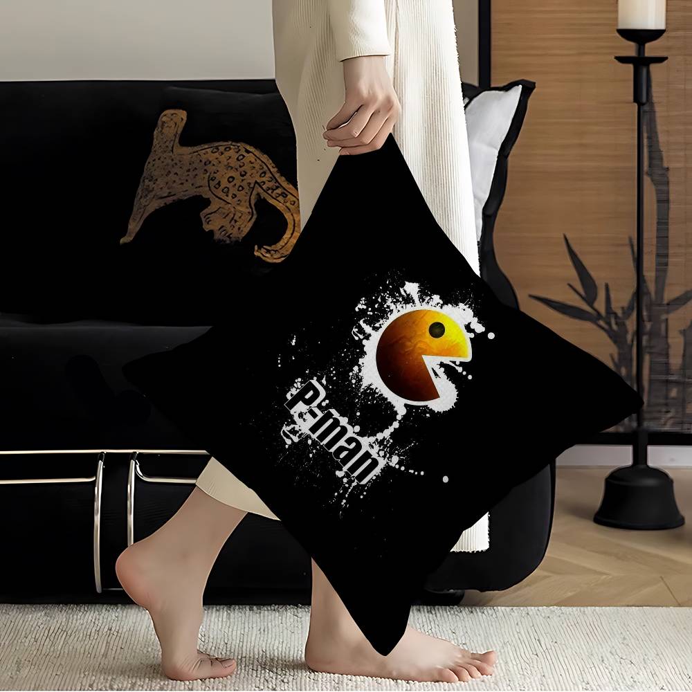 

PPacMman Pillow Gift Home Office Decoration Pillow Bedroom Sofa Car Cushion CoverPillow Case 30x30 cm