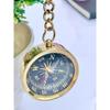 Antique Nautical Brass Keychain – Working Compass Design – Perfect Gift for Adventurers!