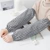 Cotton Checkered Work Sleeves  2set