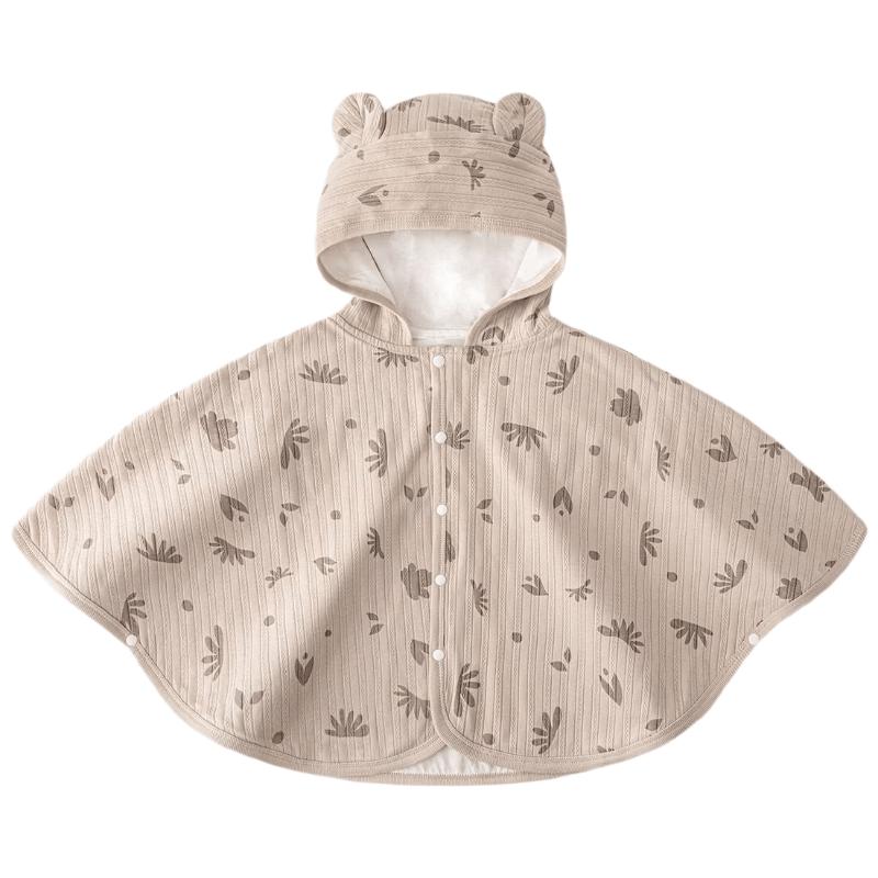 

Baby Hooded Windproof Cotton Cape 100
