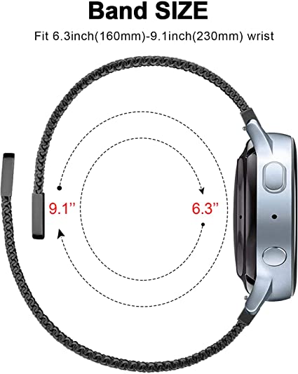 Mailänder Magnetisches Metallarmband für Samsung Galaxy Watch 8 40mm 44mm 8Classic 46mm Armband für Galaxy Watch Ultra 2025 47mm Armband