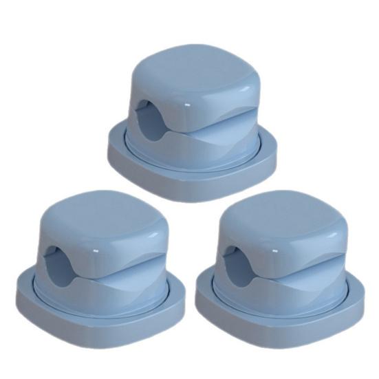 3/6 Adet 360 Derece Dönebilen Kablo Tutucu Yapışkanlı Ev Ofis Komodin Masa Kablo Düzenleyici Manyetik Tel Yönetimi Klipsi Şarj Kablosu Tutucu