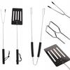 Set of Steel Grill Accessories and Utensils, 3 Pieces