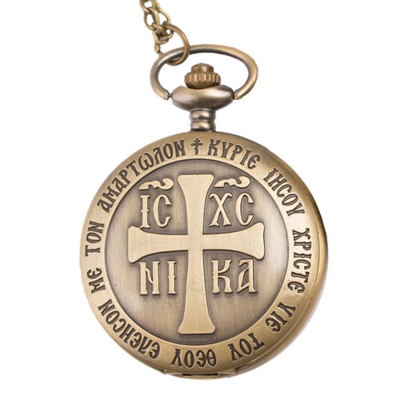 Vintage Quartz Pocket Watch with Retro Flip Necklace Pendant Design