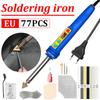 150W Temperature Control Plastic Welding Kit LED Soldering Iron Gun Car Bumper Repair Tool Fast Heating Plastic Welder