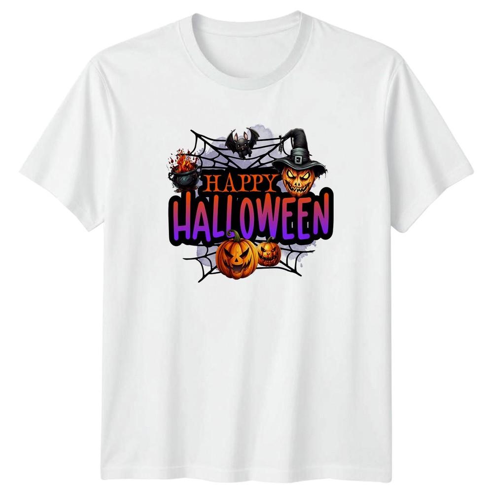 Happy Halloween TShirt Spooky Pumpkins Halloween Gift For Him And Her S