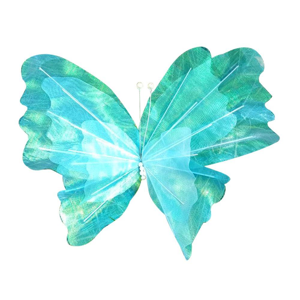 50cm Big 3D Butterfly Hollow Design Real Yarn Mesh Wedding Decoration Artificial Material Large Size Simulation Butterfly