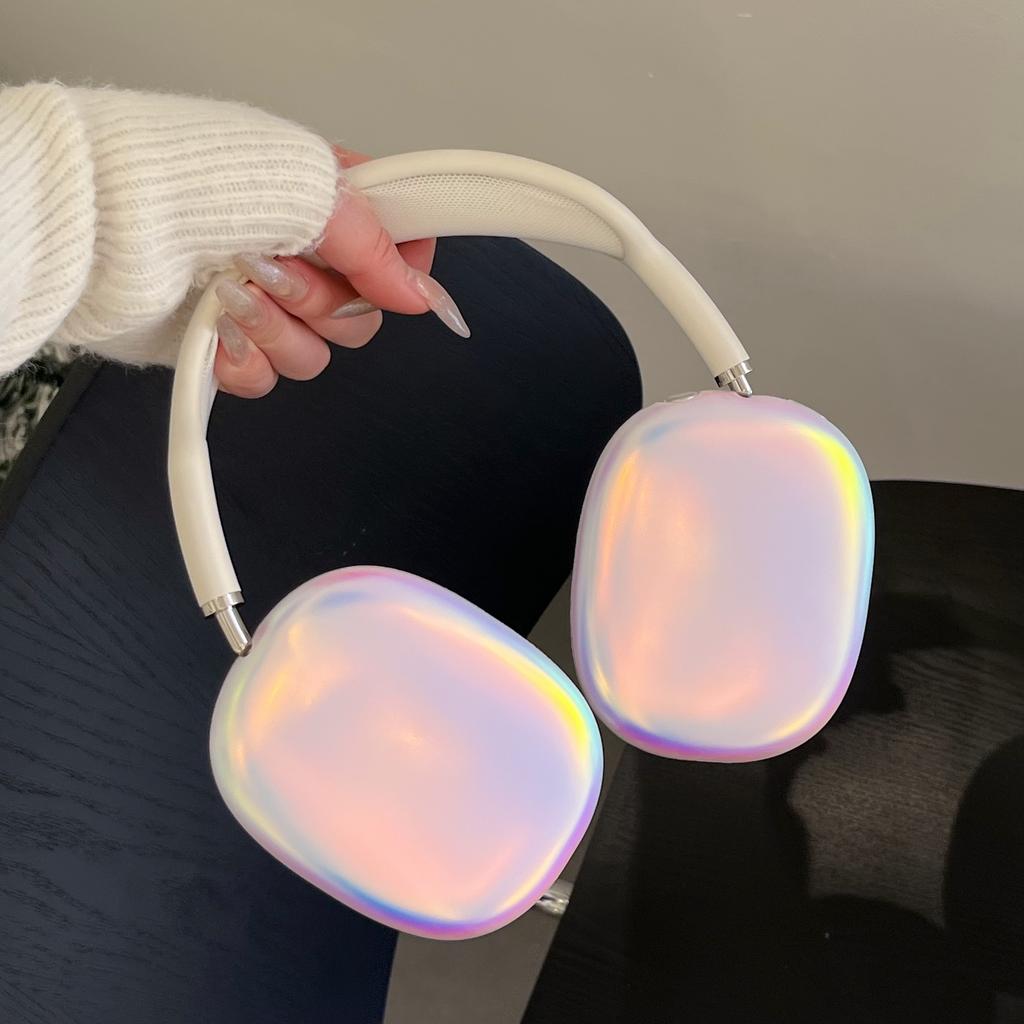 Luxury Laser IMD Earphone Case For Apple Airpods Max Cases Cool Headset Cover For AirPods Max Sleeve Shell Headphone Capa Funda
