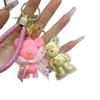 999 Fine Gold Bear Keychain Pendant: Mobile, Bag & Car Accessory