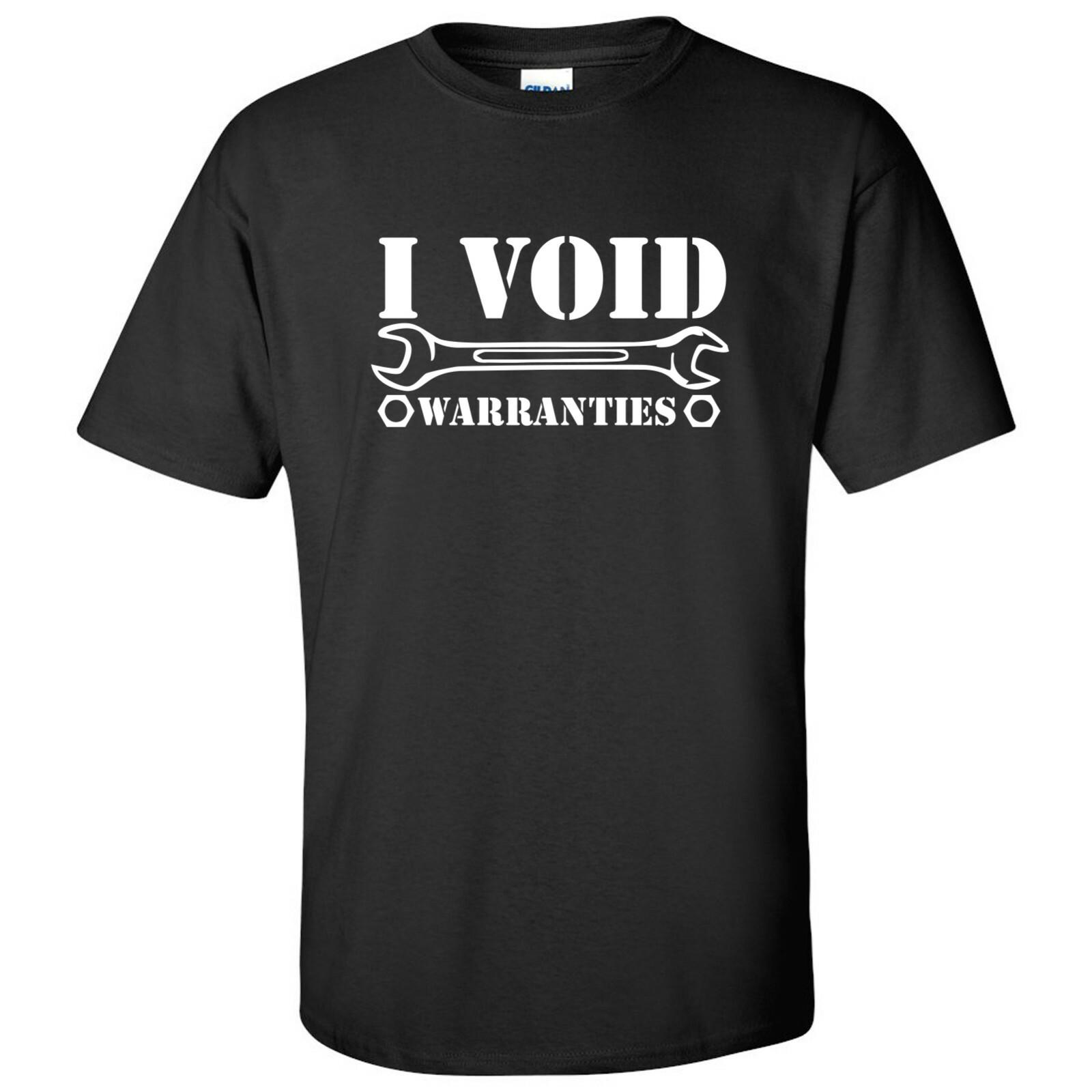 I Void Warranties Mens Cotton T-Shirt XXL