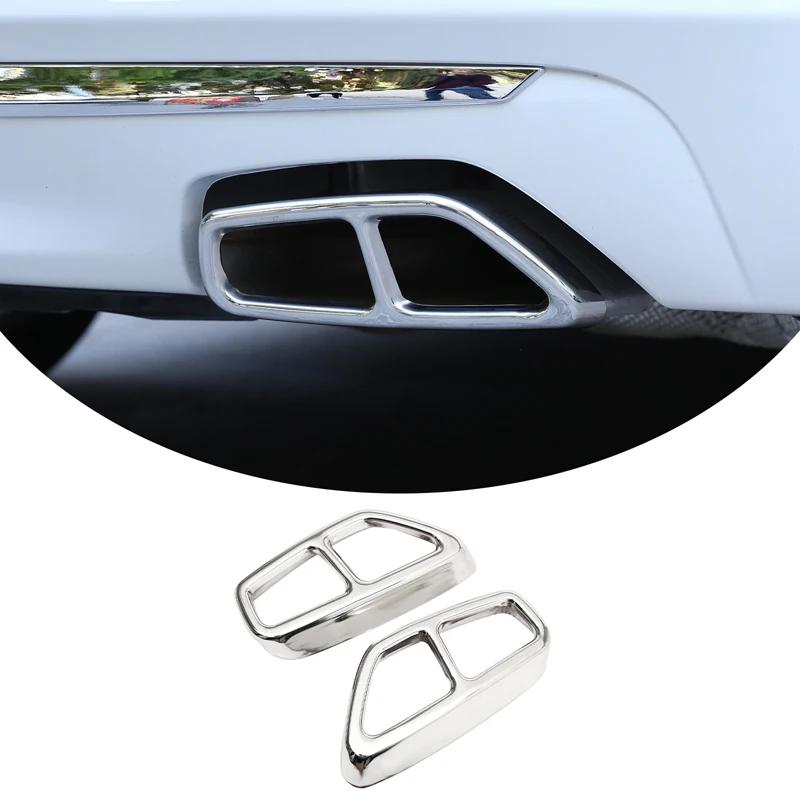 For BMW 5 Series 525i 530i 540i 530d 523d G30 2018-2024 Stainless steel Car tail throat decorative cover Exterior Accessories