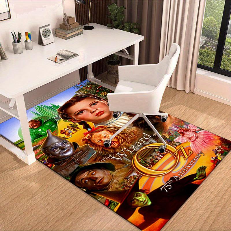Wonderful Wizard Adventure Carpet, Chair Rug,Rug for Office Bedroom Living Rooms, Doormat Decor Fan Gift Christmas Gift