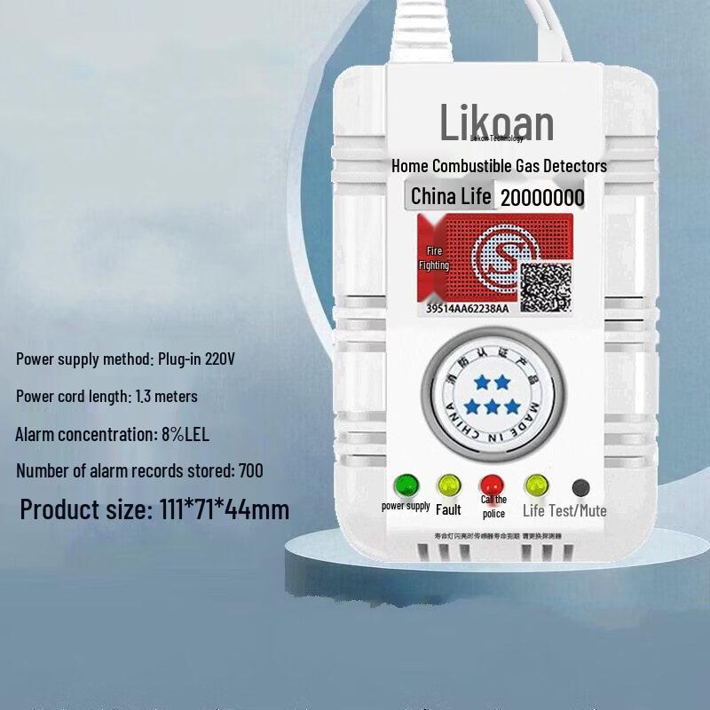 

Brangdy Home Gas Leak Detector 111*71*44