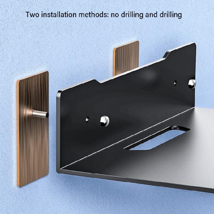 Metal Wall Mounted Shelf for Projectors and Camera, No Drill, Angle and Height Adjustable