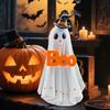 Halloween Ghost Figurine Lighted Spooky Ghost Animal Decor Halloween Decorations Table Centerpieces For Mantel Haunted House