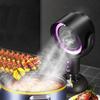 Portable Desktop Range Hood Negative Ion 2 Speed Detachable Filter Oil Collection Cup Kitchen Exhaust Fan for Indoor BBQ Hot Pot USB Rechargeable