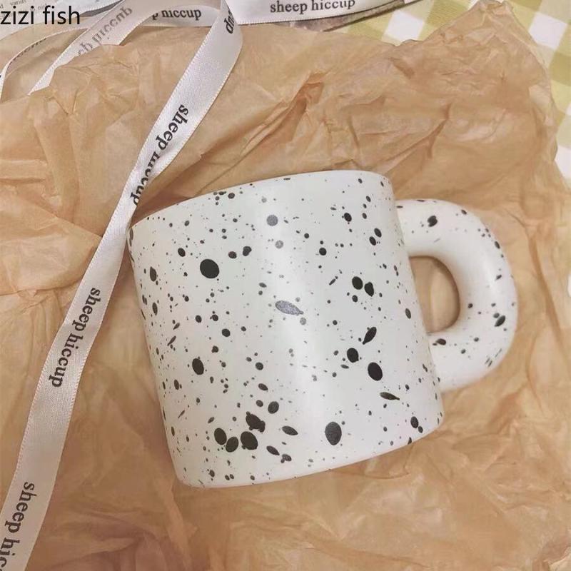 

Solid Color Ceramic Mug Coffee Cups Couple Water Cup Milk Tea Cups Afternoon Tea Cup Milk Mugs Coffee Mug Drinkware Tea Mugs 301-400ml