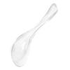 Transparent Condiment Spoons Exquisite Dessert Teaspoons Crystal Glass Spoon  Hotel