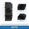 Power Window Switch Window Control Switch for Pontiac G6 2005-2009 Black