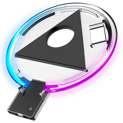 Świecąca podstawka chłodna gradientowa kolorowa RGB podstawka ładująca tacka wspornik Do Playstation 5