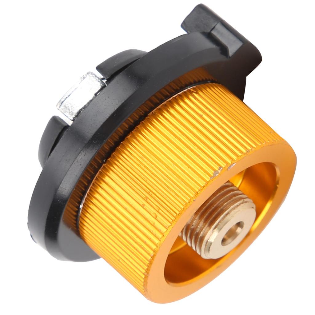 Camping Stove Butane Gas Adapter for Long Gas Tank Adapter to Convert Lindal Type Valve Output